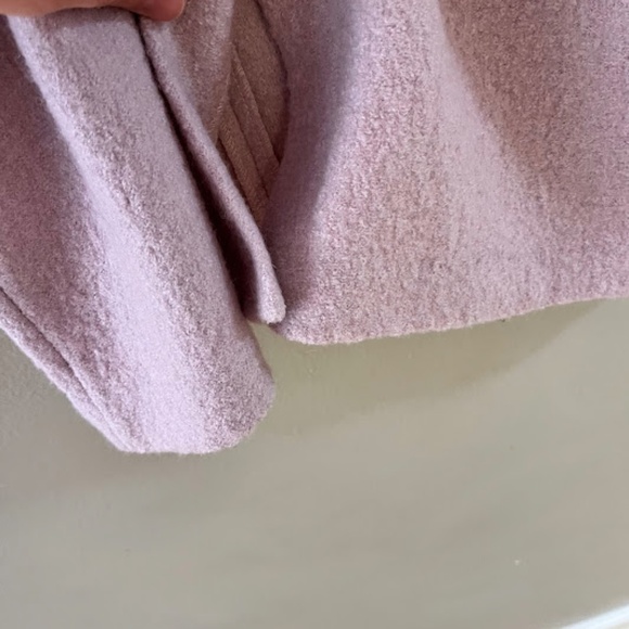 Rachel Zoe Lavender wool-blend Overcoat, Sz L, NWOT - Picture 4 of 7